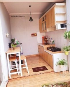 dapur terbuka kayu