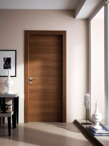 Pintu Kayu Panel Datar
