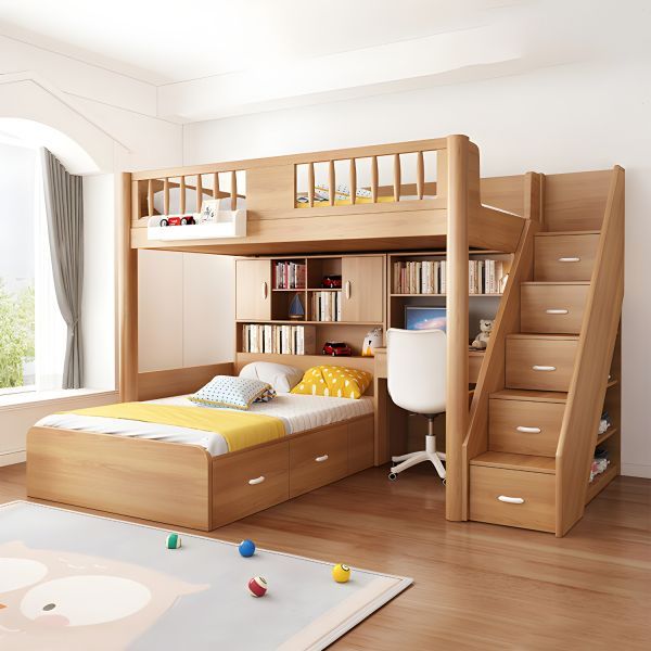 Tempat Tidur Susun Leter L