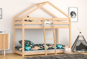 Tempat Tidur Tingkat Atap Segitiga