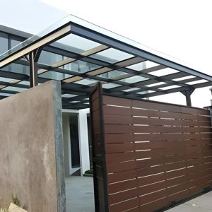 Dak Teras dengan Atap Kaca