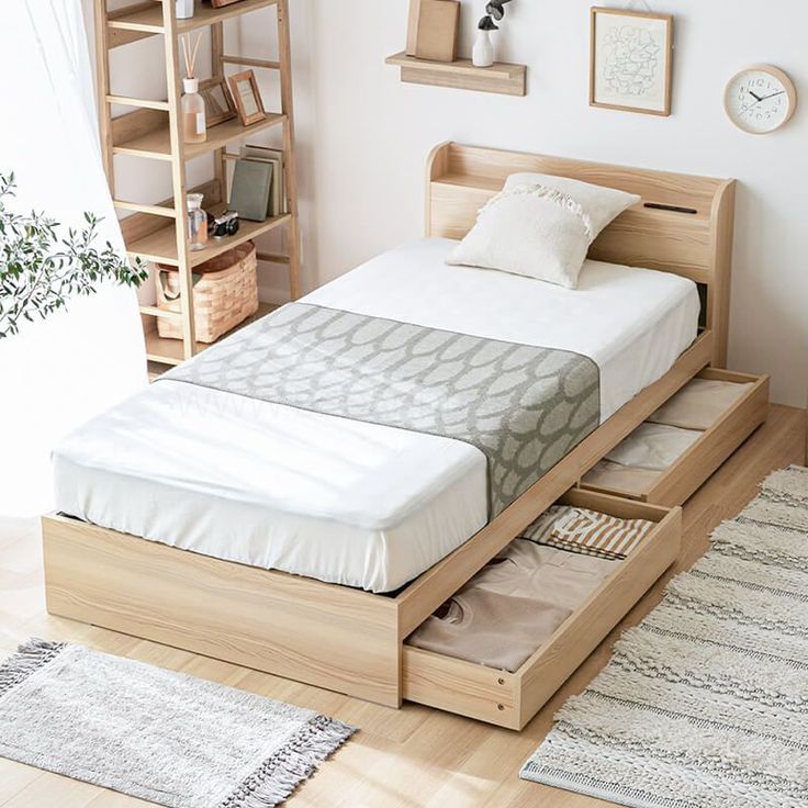 Tempat Tidur dengan Desain Sederhana