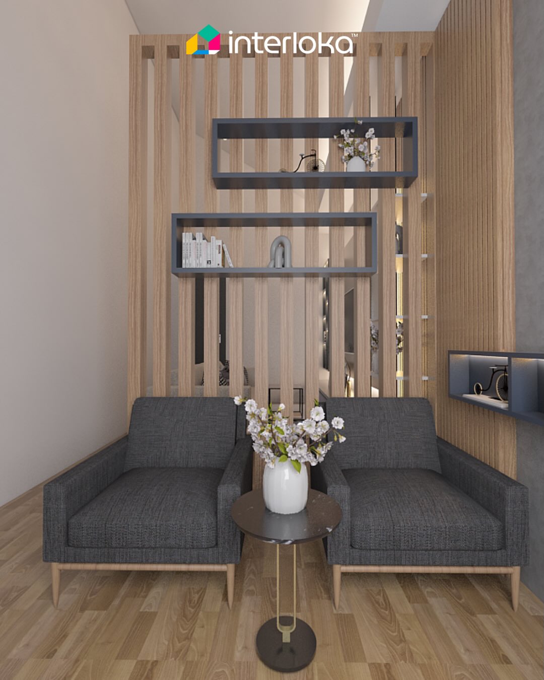 Ruang Tamu yang Mengundang dan Seimbang 