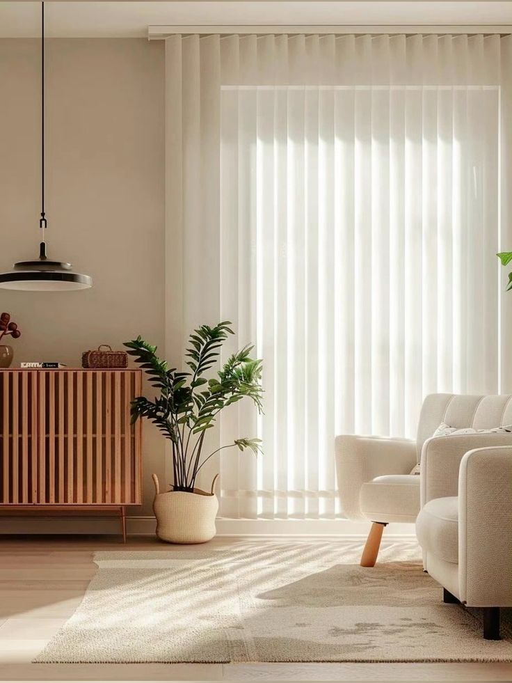 Tirai Tipis yang Memaksimalkan Cahaya Alami