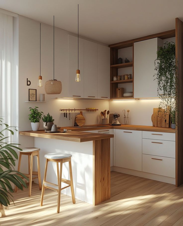 Mini Bar Menyatu dengan Kitchen Set