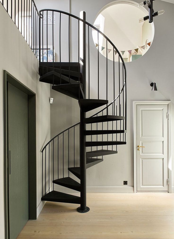 Tangga Putar Compact untuk Mezzanine