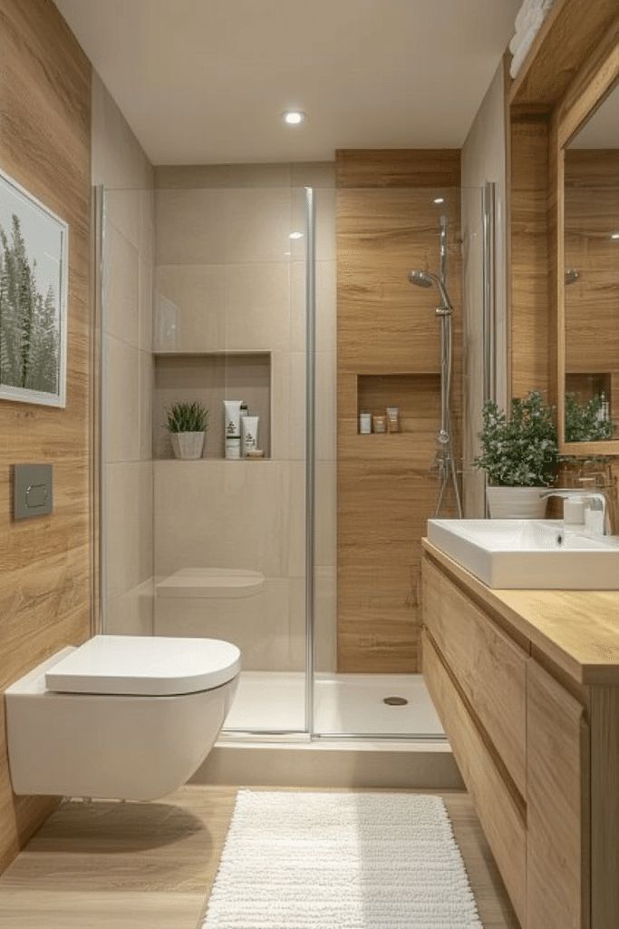 Nuansa Hangat dengan Aksen Kayu