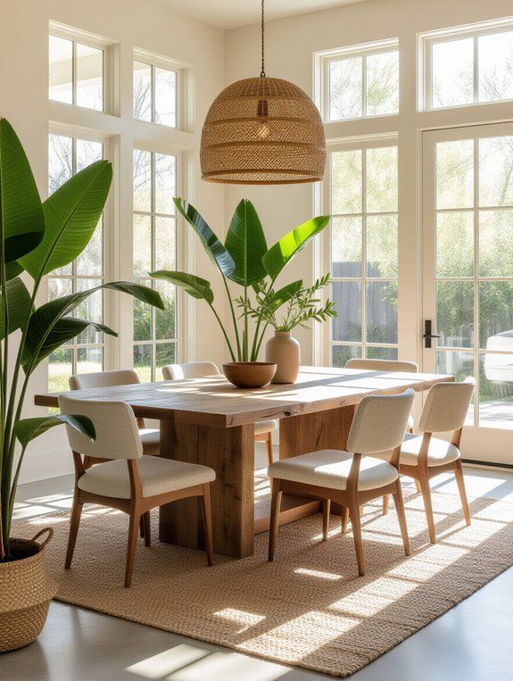 Ruang Makan Modern Tropis