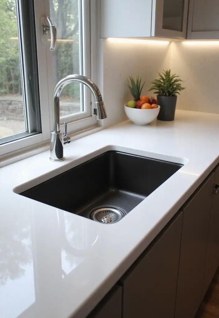 Sink Tanam dengan Tampilan Modern