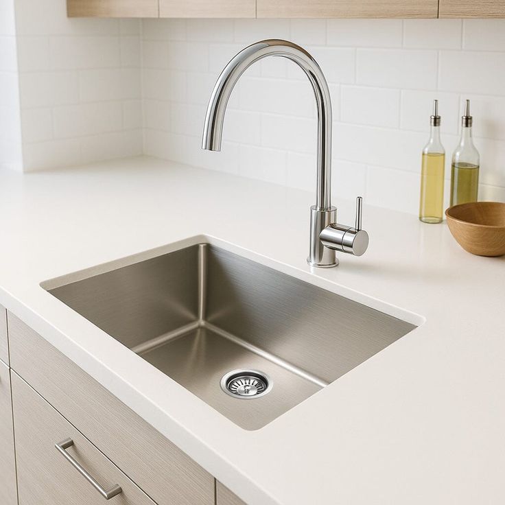 Sink Satu Bak untuk Dapur Minimalis