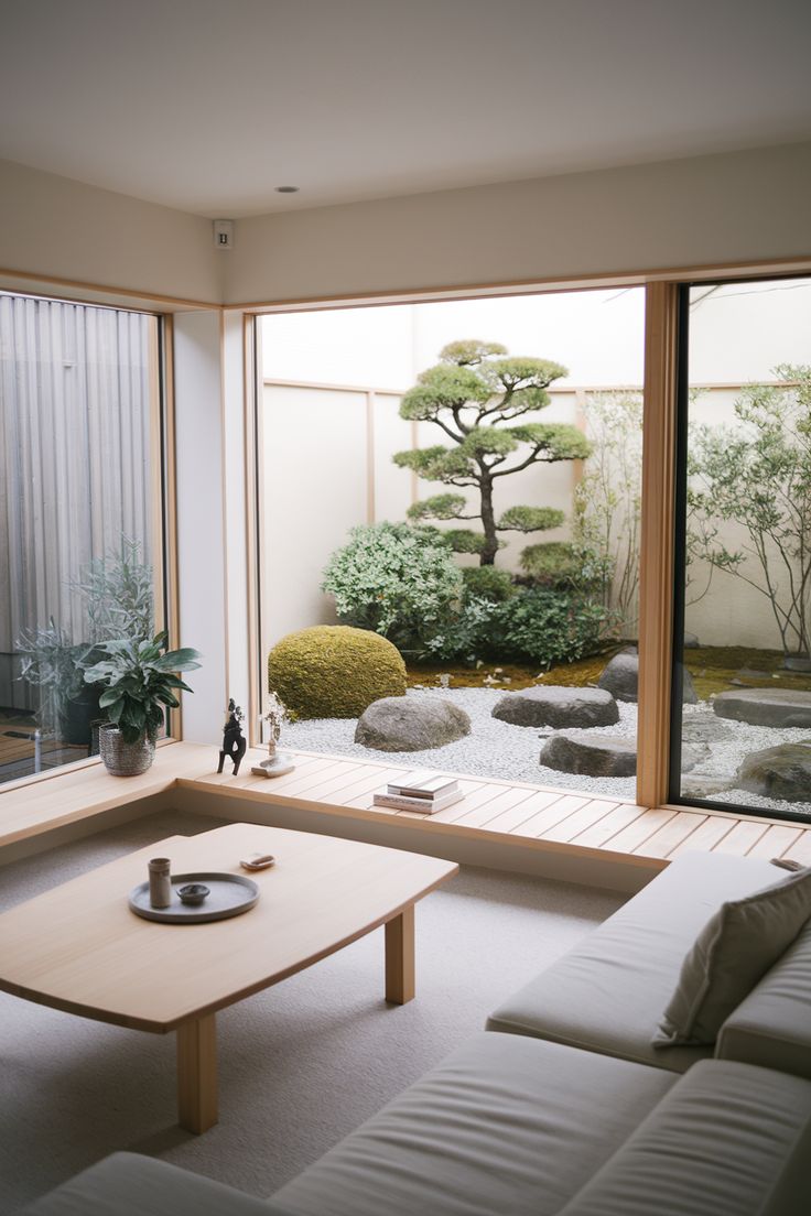 Ruang Tamu Zen Garden Indoor