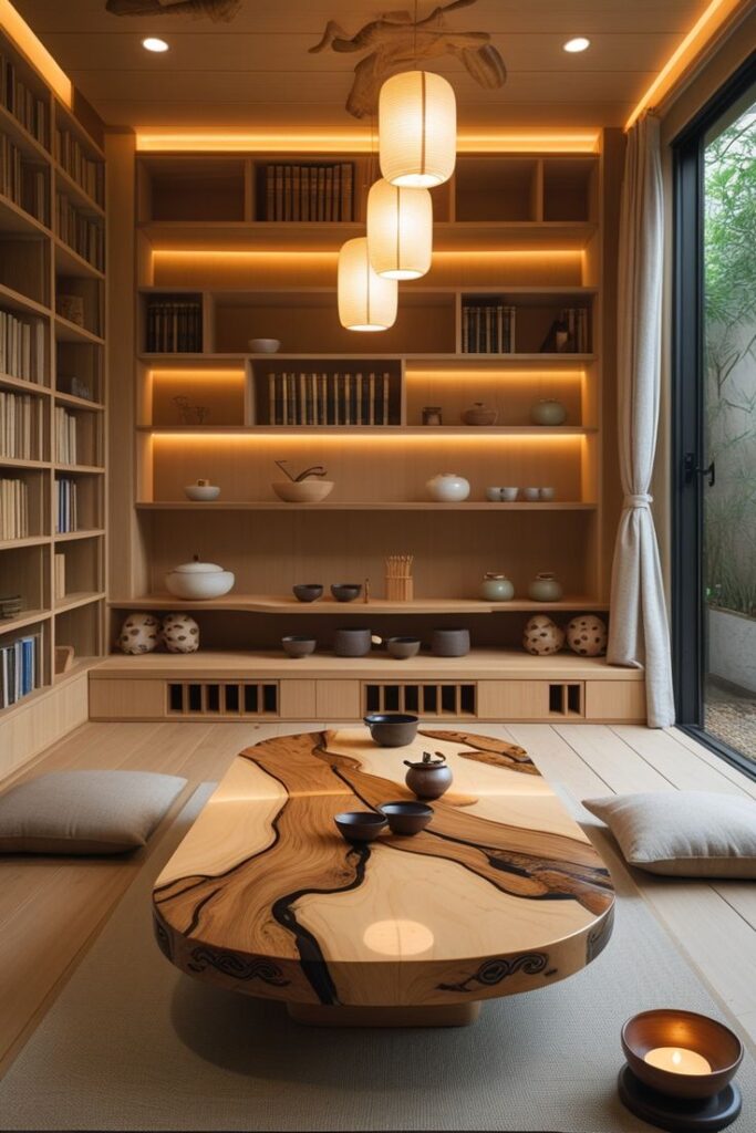 Ruang Tamu Tatami Tradisional