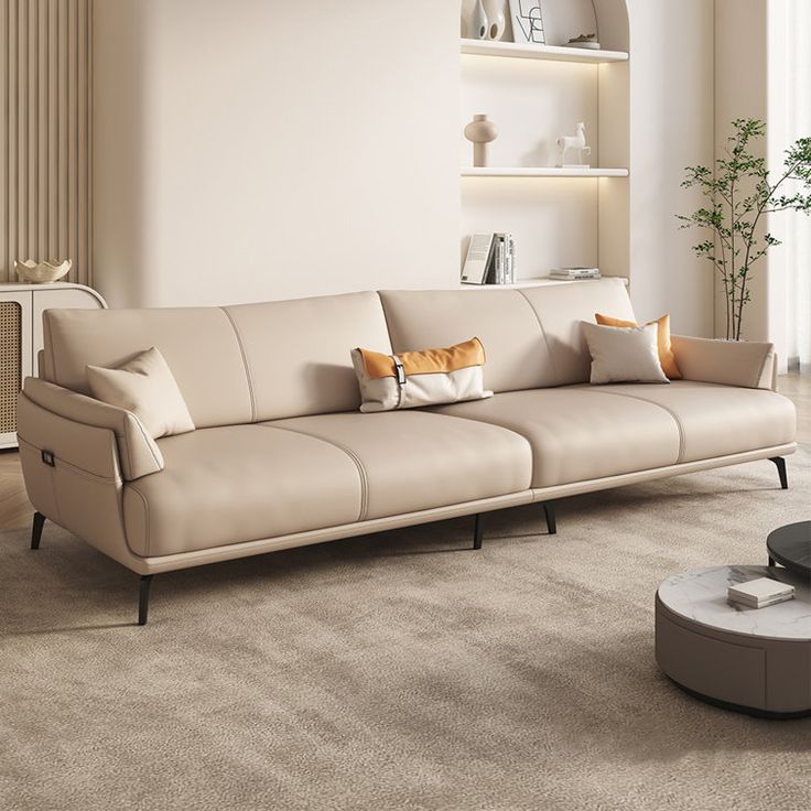 Sofa Kulit Minimalis Bergaya Modern