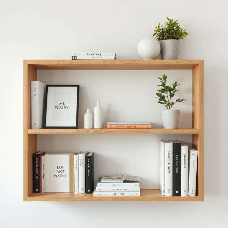 Rak Gantung Kayu Minimalis