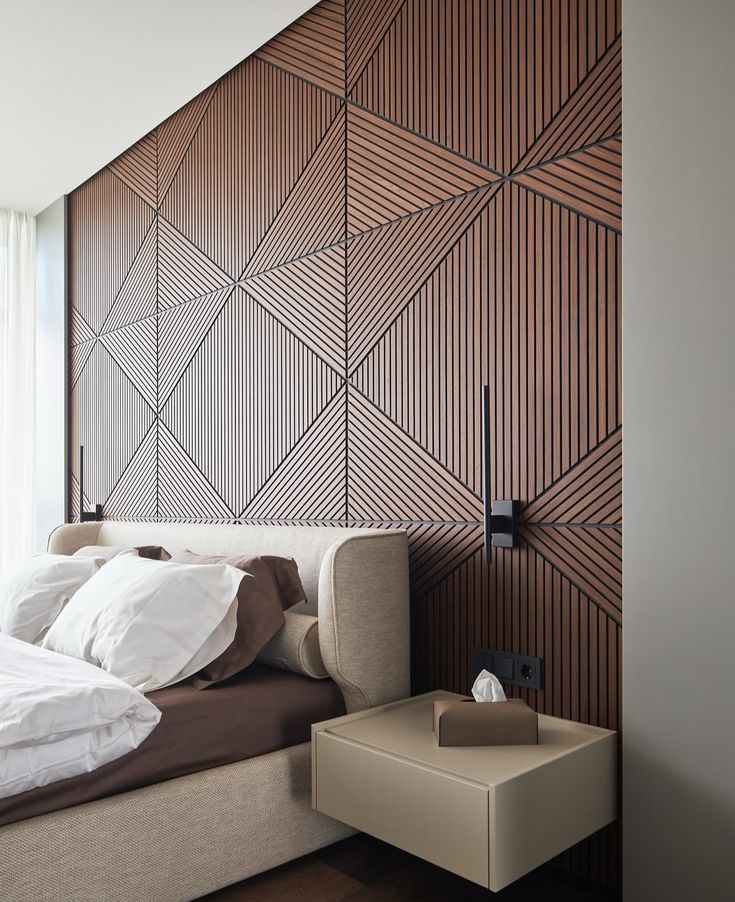 Wall Panel Motif Geometris untuk Tampilan Modern