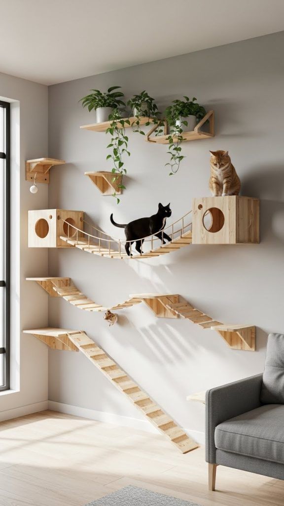 Cat Wall Playground yang Artistik dan Instagramable
