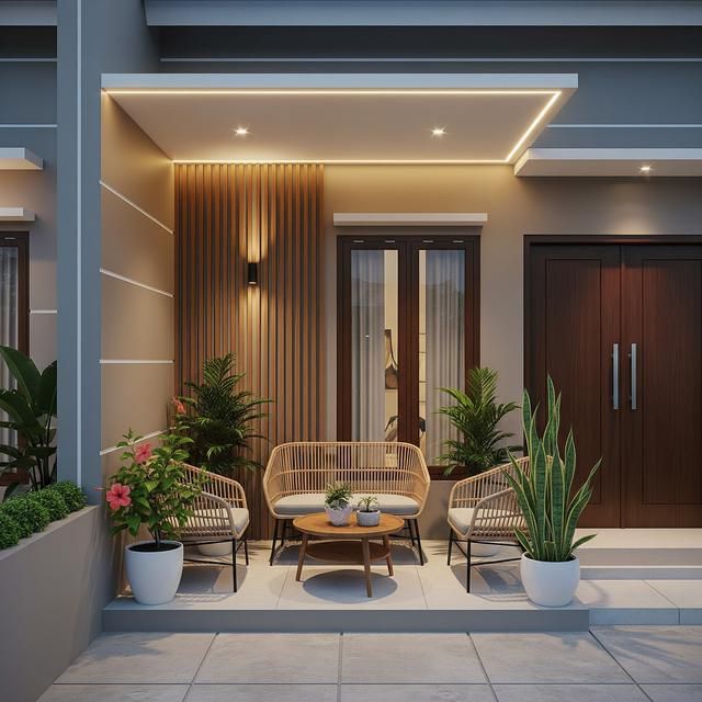 Tambahkan Elemen Kayu agar Terasa Lebih Hangat