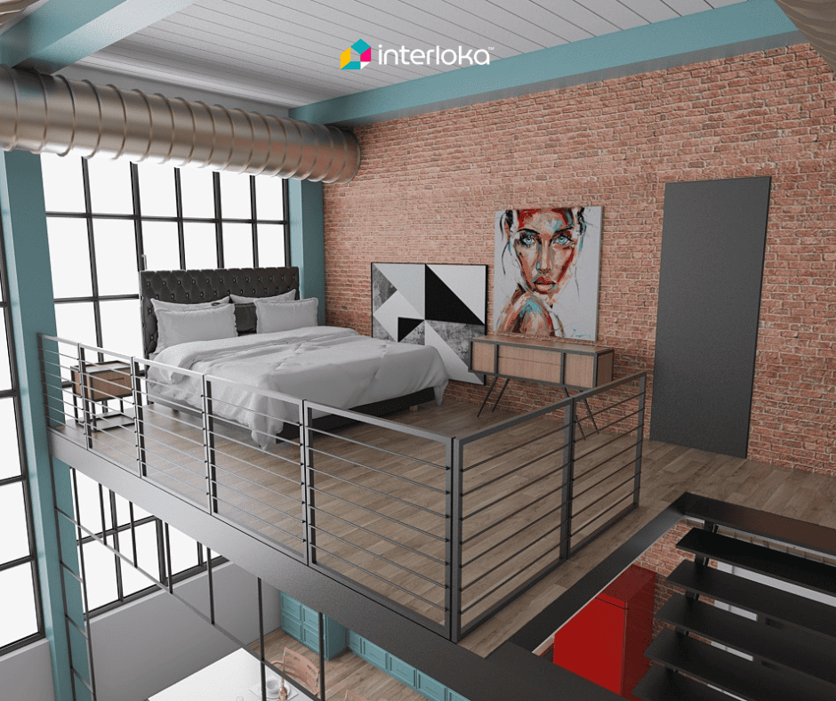 Mezzanine sebagai Kamar Tidur