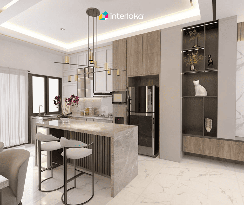 Kitchen Set dengan Konsep Open Kitchen