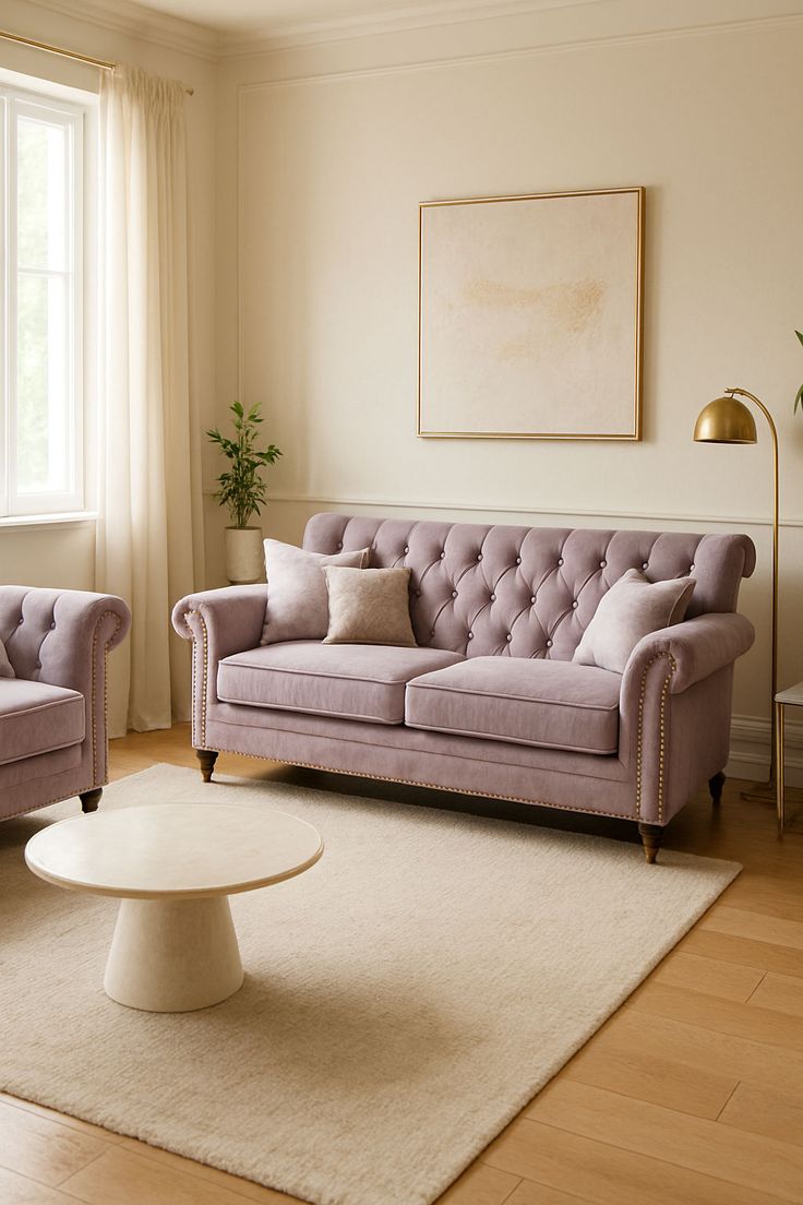 Sofa Lavender yang Unik dan Menarik
