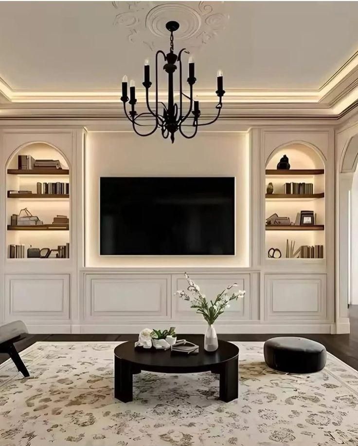 Ruang Keluarga Hangat dengan Sentuhan Klasik