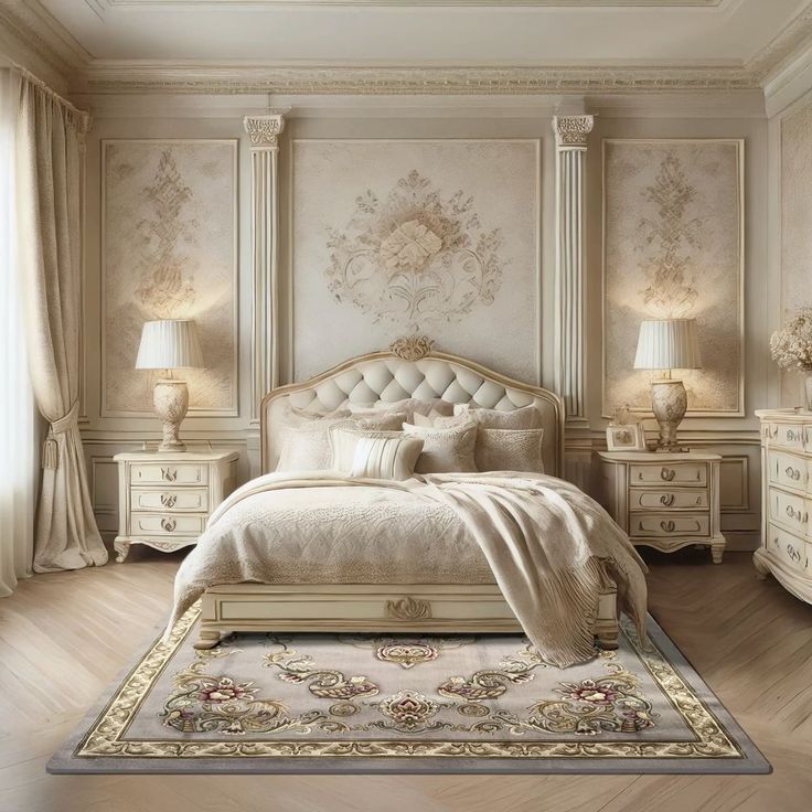 Kamar Tidur Utama yang Tenang dan Mewah