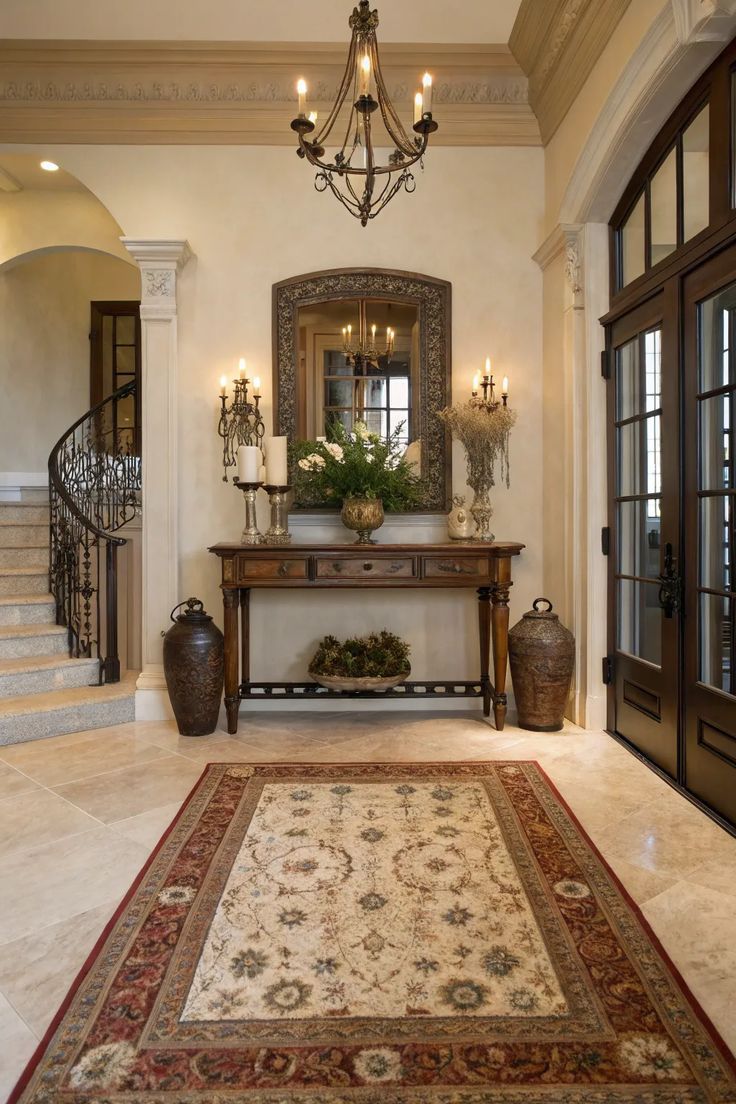 Area Foyer yang Memberikan Kesan Pertama yang Megah