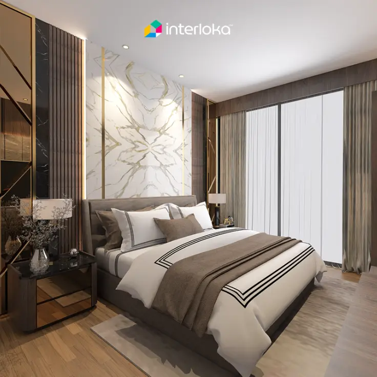 Tambahkan Headboard yang Elegan