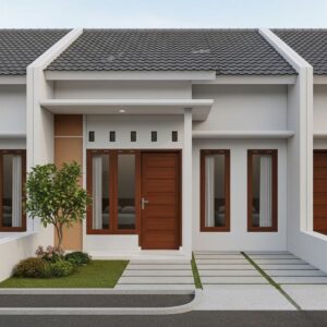 Fasad Minimalis yang Bersih dan Modern