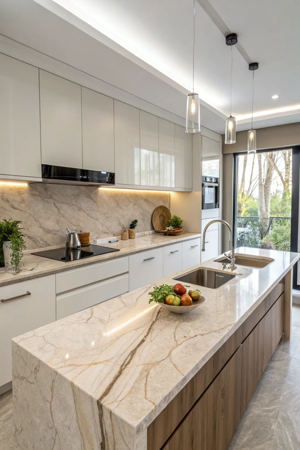 meja dapur granit