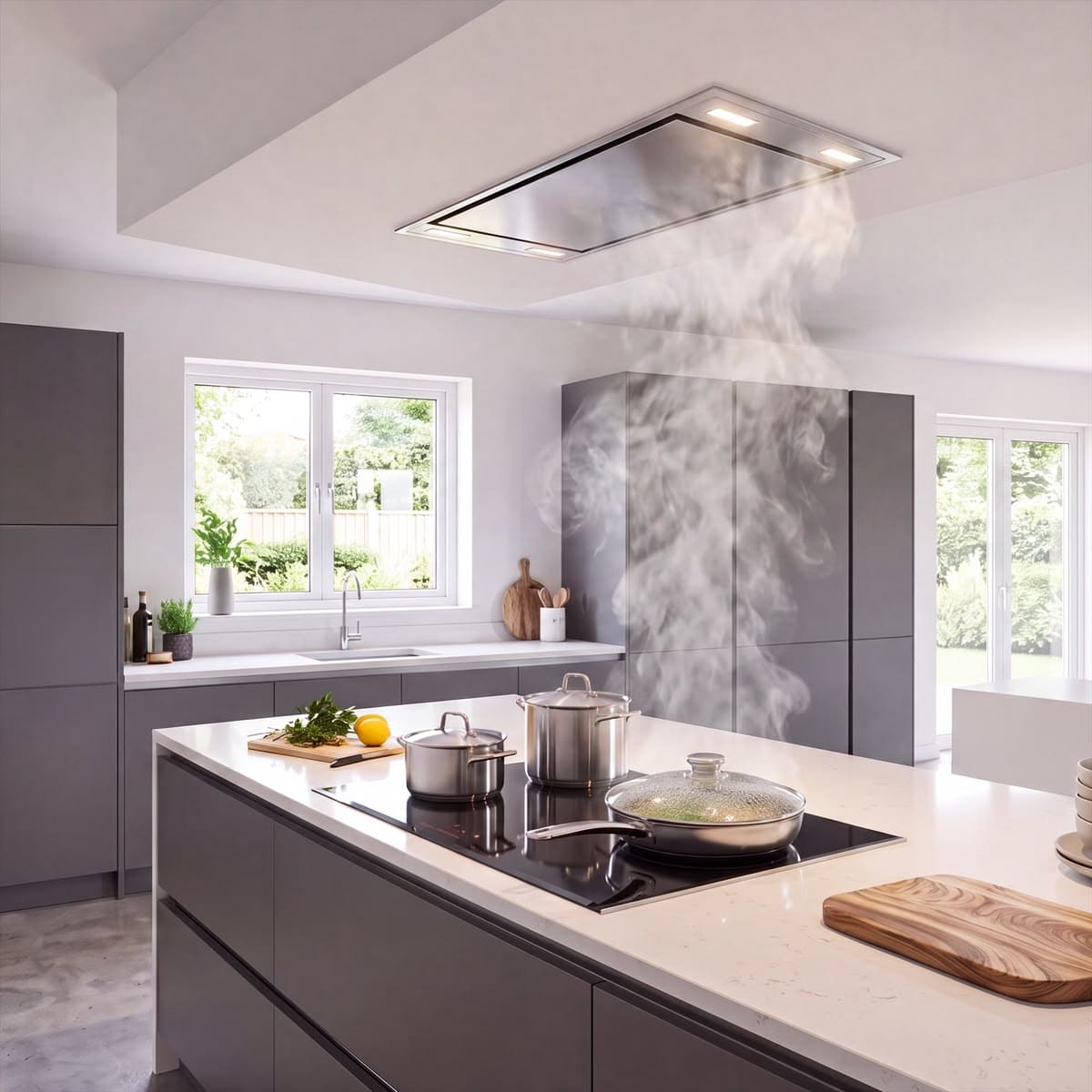 Ceiling Cooker Hood