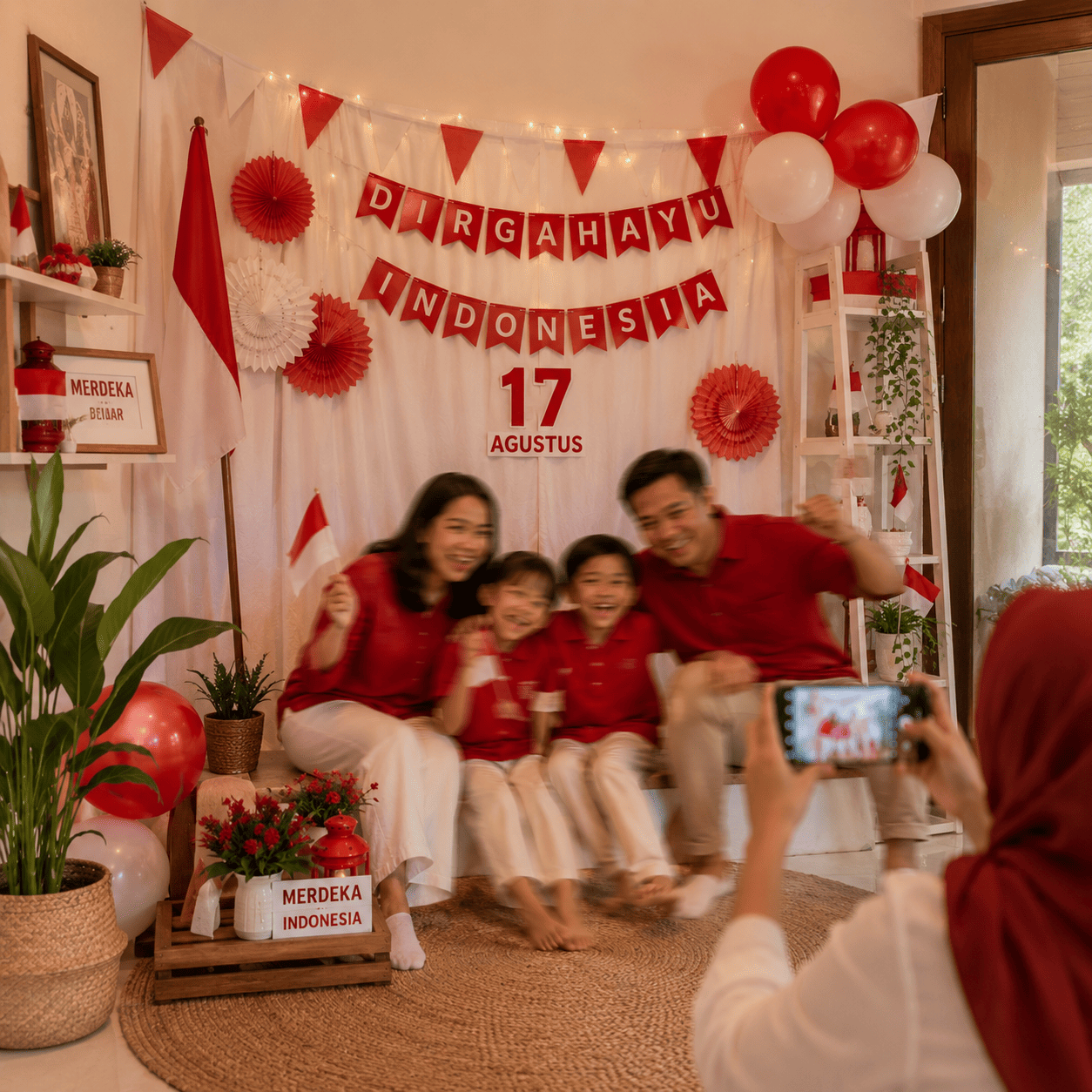 Buat Spot Foto 17 Agustus