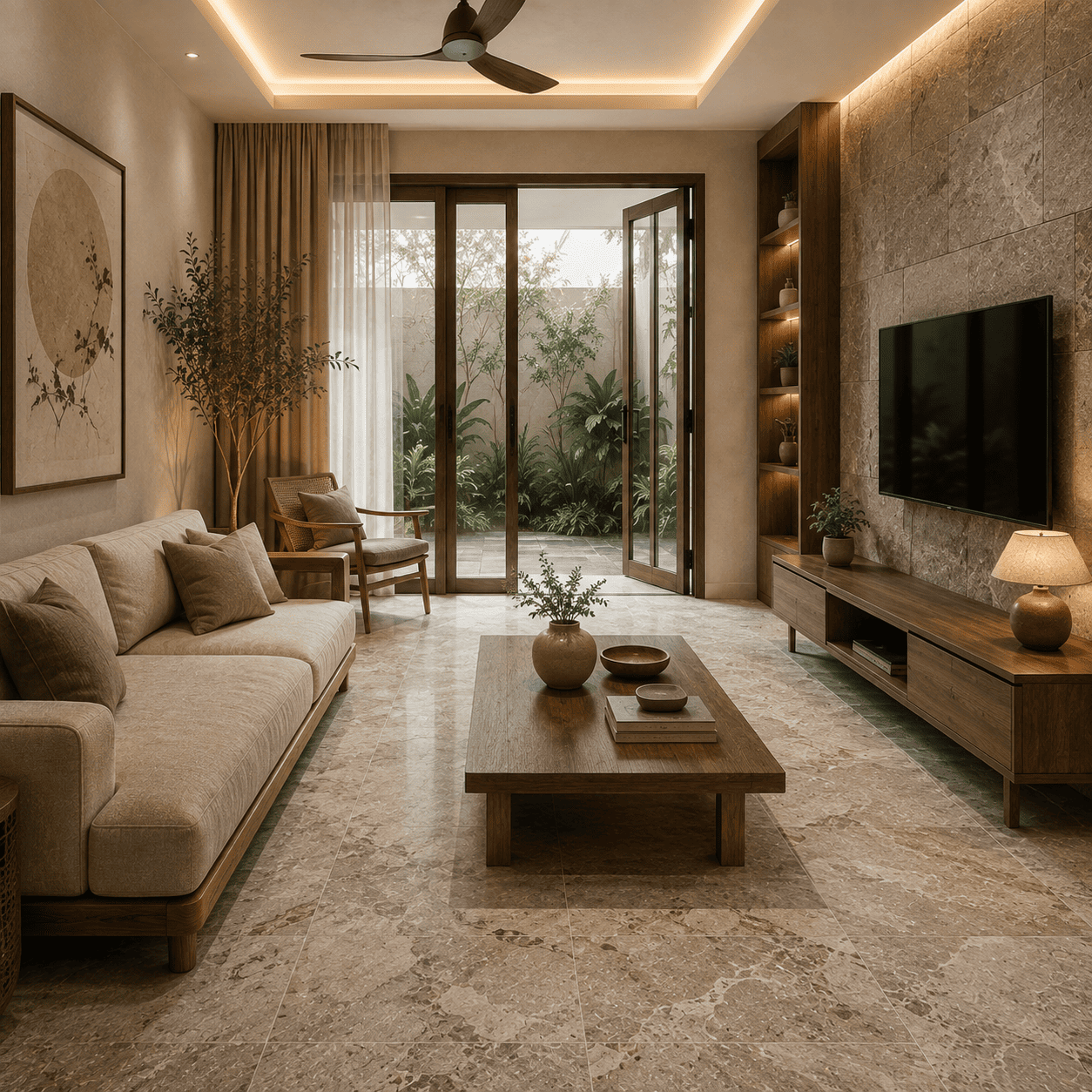 Motif Batu Alam: Natural dan Menenangkan