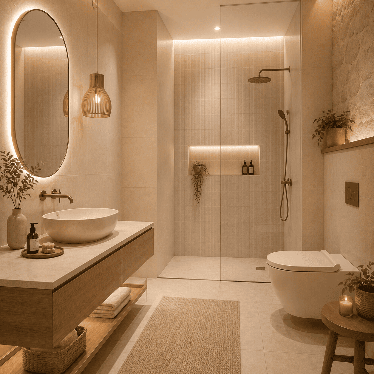 Beige dan Cream untuk Suasana Hangat