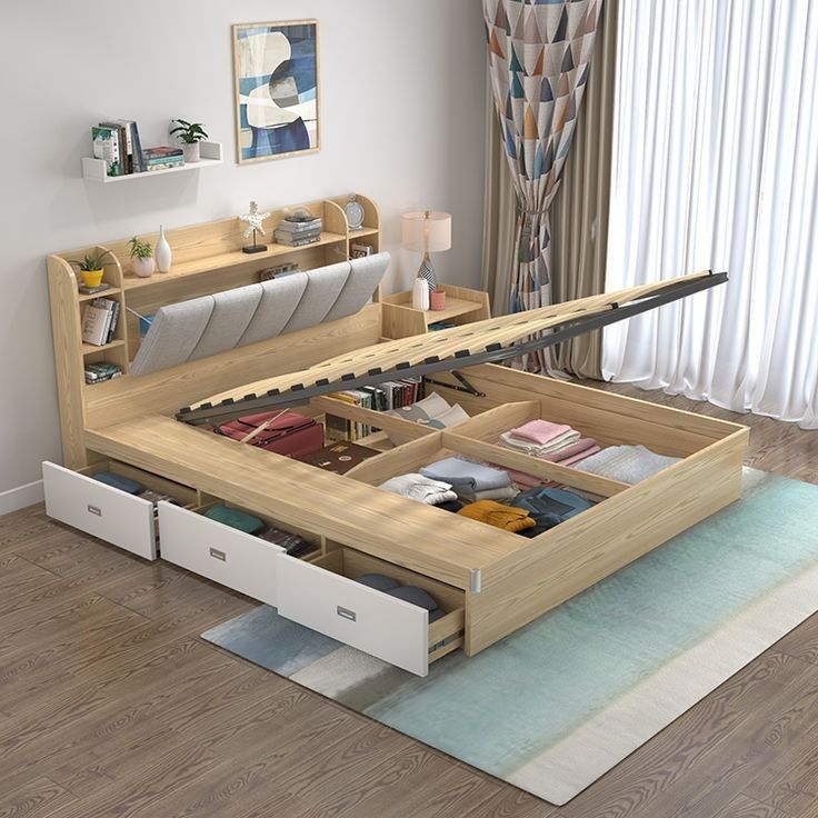 Tempat Tidur dengan Storage