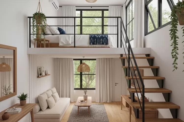 Mezzanine sebagai Kamar Tidur yang Nyaman